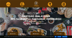 Desktop Screenshot of nanyangrestaurant.com